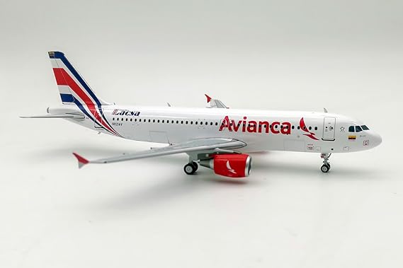 1:200 Avianca (Taca Retro Livery) Airbus A320 N821AV w/Stand