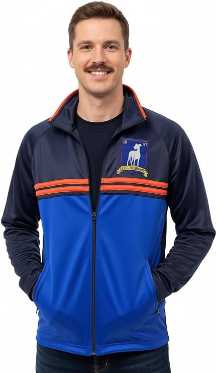 My Party Shirt Coach Lasso Richmond Football Club Jacket - Everyday Wear & Soccer Coach Costume - A.F.C. Beard Windbreaker