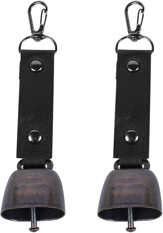 Sarini Emergency Bear Repelling Bell, Loud Bear Bell Emergency Bear Bells Carabiner For Hiking Camping Outdoor Fishing Climbing Mountain Bike Survival Travel