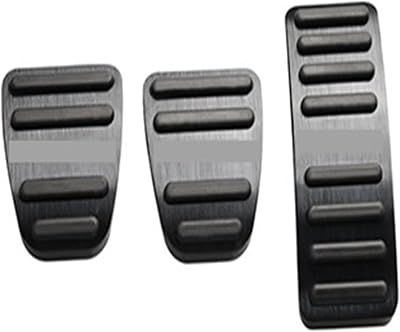 Pedal Fit for Chery Omoda 5 C5 FX 2022 2023 2024 Aluminum Alloy Car Accelerator Fit for Gas Ful Pedal Brake Pedals Cover Pads ReliableMT 3PCS Black