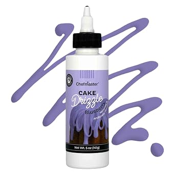 Strawberry-Flavored Cake Drizzle by Chefmaster, Edible Cake Drip Frosting for Decorating, Drip for Cakes, Cupcakes, Cookies, Donuts, 5 oz