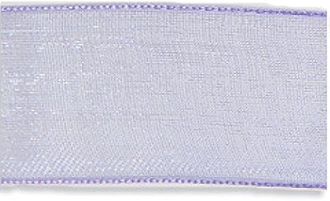 25mm Impex Organza Ribbon Lilac - per 50 metre roll