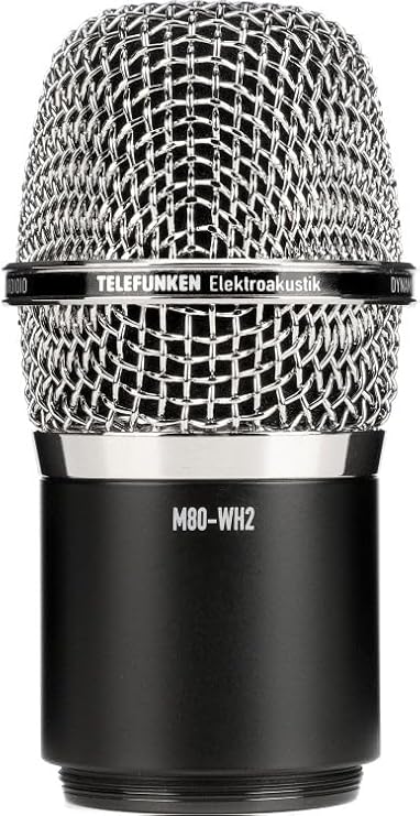 TELEFUNKEN M80-WH2 Wireless Mic Capsule - Chrome
