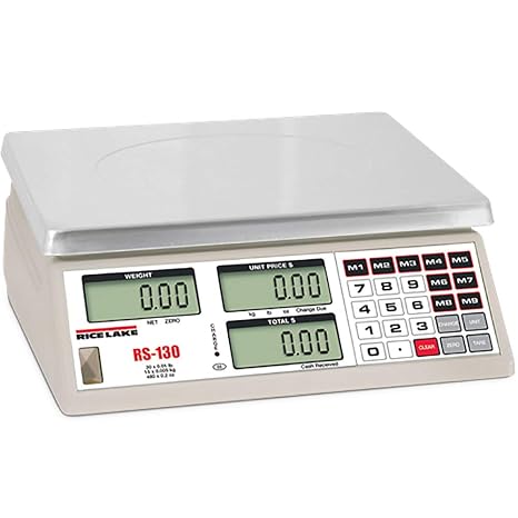 Rice Lake RS130 Price Computing Scale lbs kg oz