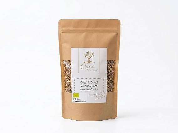 Organic Dried Valerian Root (Valeriana Officinalis) - 1 lb Bulk Pack - Premium Quality Natural- Non-GMO, No Fillers, Vegan, Kosher - Ideal for Teas, Tinctures, and Capsules