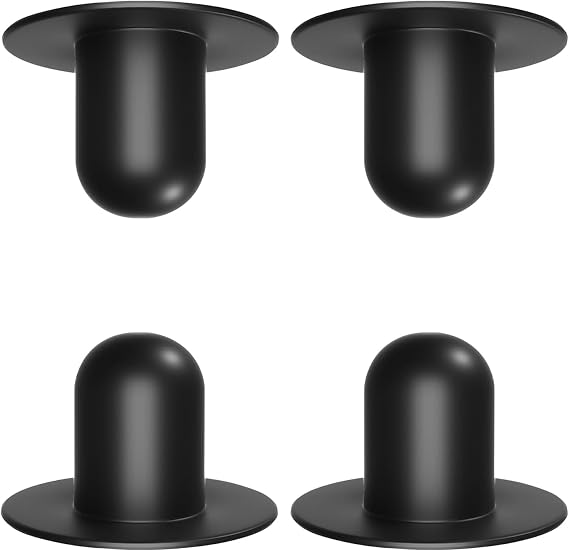 Swimming Pool Pump Strainer Hole Plugs Pool Wall Plug Replacement for Best-Way & in-tex Above Ground Pools, Durable Black Stoppers,Pool Plugs for Above Grou 4-Pack (Long)