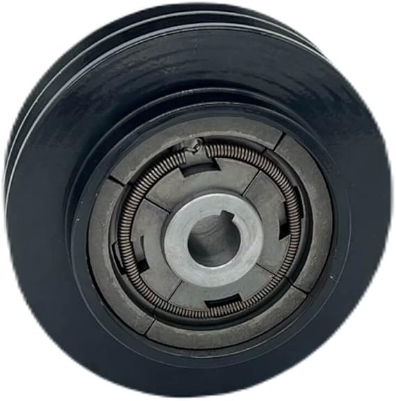 Heavy-Duty 3/4 (0.75") (19mm) Universal Pulley Centrifugal Clutch Fits Two A Belts - Upgrade Plate Compactor Performance, Durable Construction Equipment Accessory