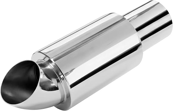 Catekro Exhaust Muffler 2.5" Inlet 3" Outlet 11" Length Universal