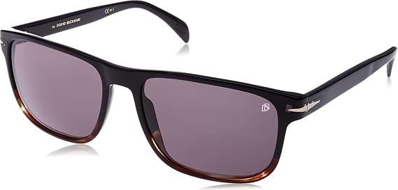 David Beckham Sunglasses DB 1060 /S 37N Black Horn Ir Grey