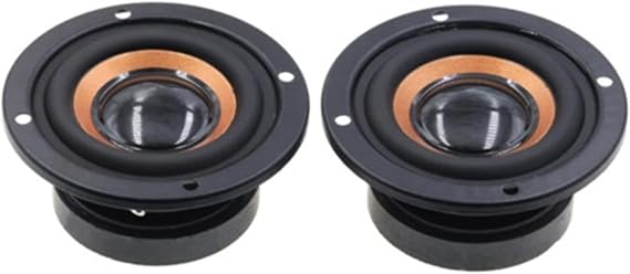 Speaker Woofer Replacement, 1 Pair 2 Inch Audio Woofer, Round Speaker Drivers, Left And Right Channel For Enhanced Sound, Perfect For Entertainment And Music, Black, 2 Piece Set
