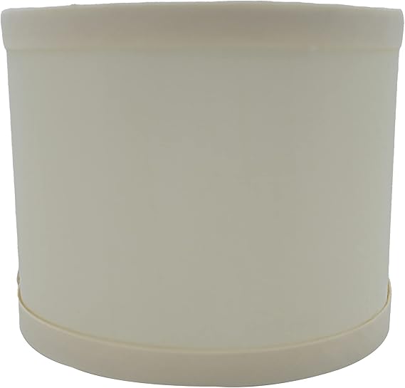 4.5 Inch Half Barrel Wall Sconce Shield Lamp Shade (Eggshell)