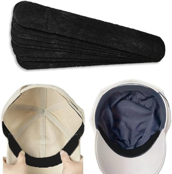 Hat Sweat Liner - Sweat Protector for Baseball Caps - Disposable Hat Liner Suitable for Sports Outdoor Activities