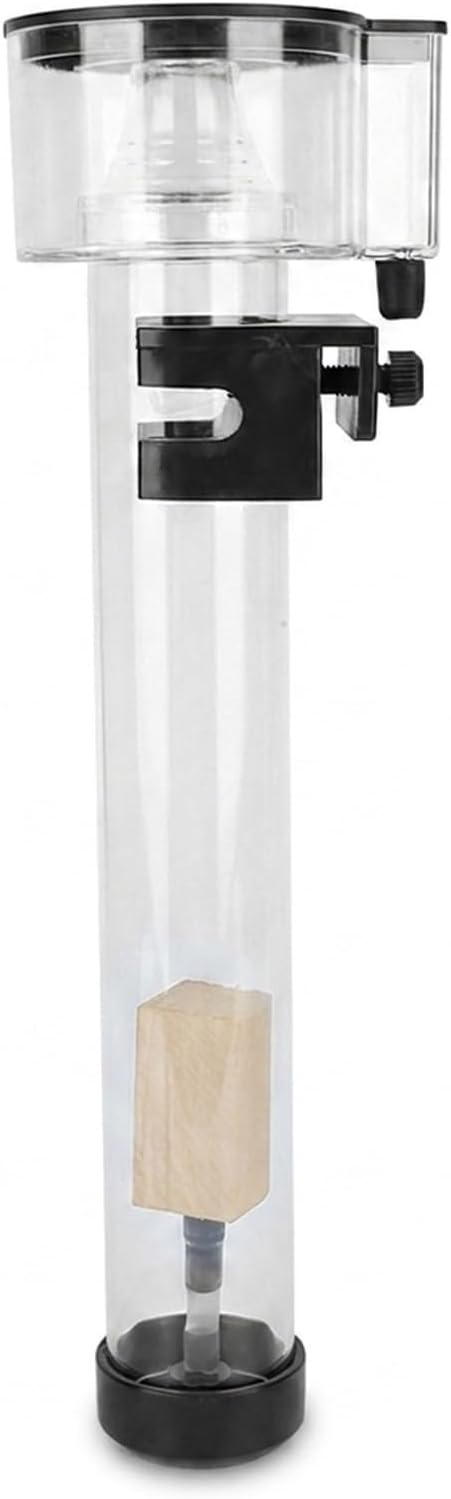 Protein Skimmer for Aquariums, Acrylic Fish Tank Filter Separator with IQ5 Mini Aquarium Filter Accessory