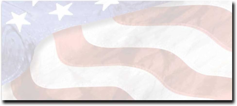 The Grand Old Flag Business Colored Envelopes Letter Size, 9.5 x 4.1.25 size, 25 Pack