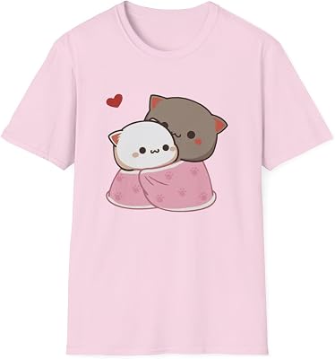Andii His Bubu and Dudu Goma and Peach Unisex Softstyle T-Shirt - Playful and Comfortable Tee for Everyday Wear Holidays