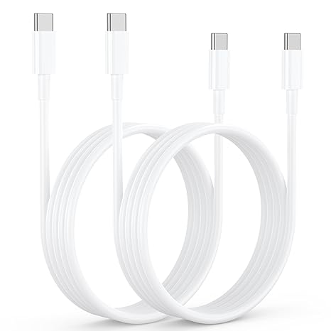 PEAKLIFT iPhone 17/16/15 Fast Charging Cable, 2 Pack 1M USB C to USB C Cable, Type C Wire, USB C Charger Cable for iPhone 17/16/15 Pro Max, iPad Pro/Air/Mini, Pixel 8, Switch