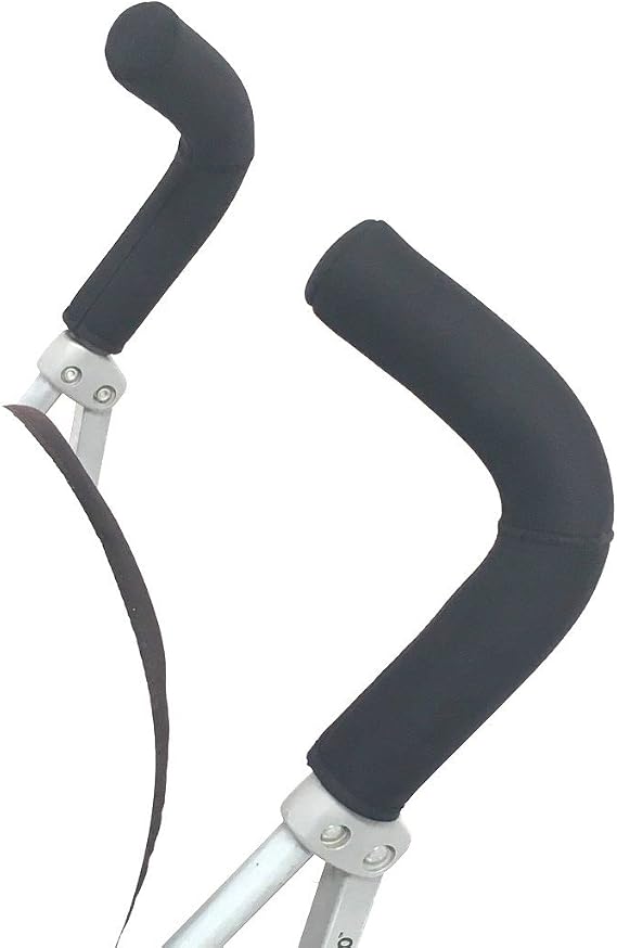 PROTEC TIF | Universal Neoprene Fitted Covers for Pushchair Handles Compatible with Maclaren (to Slip on The Original Rubber)