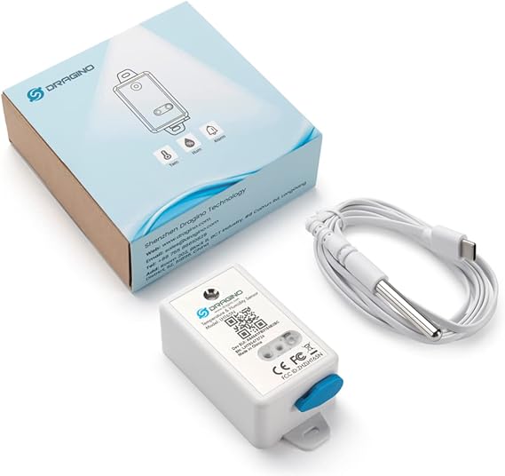 Long Range LHT65N LoRaWAN Temperature & Humidity Sensor Built-in SHT20-915MHz,Built-in 2400mAh,LoRaWAN v1.0.2 Protocol