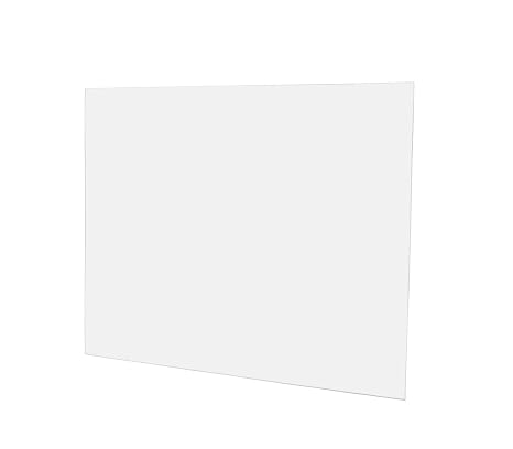 Clear Acrylic Sheet 22" x 36" Plexiglass Replacement Window 0.118" Thick Protective Barrier for Nail Salons Retail Stores and Offices by Marketing Holders