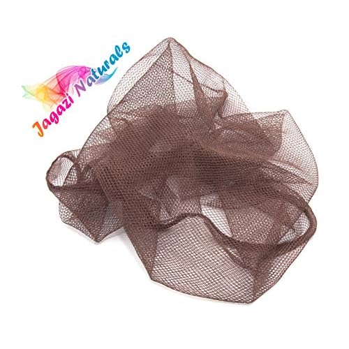 S64 Hair Integration Mesh. Big Hole Lace Ventilation Knotting Lace Wig Caps 12 Yard Brown S64