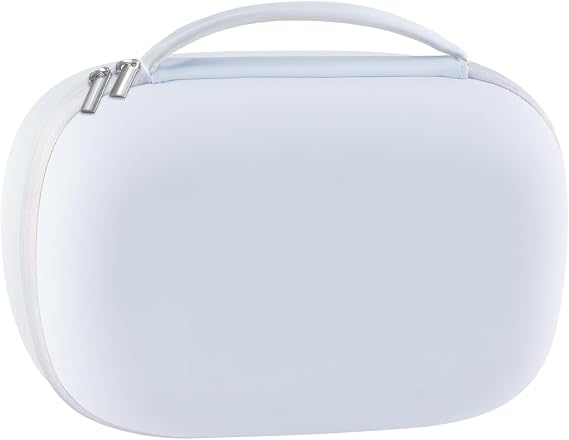 Gowing Wearable Breast Pumps Carrying Case, Hard Shell Case with Removable Tray, Watertight Breast Pump Storage Bag Compatible with Most of Wearable Breast Pumps, Holds 2 Pumps (White)