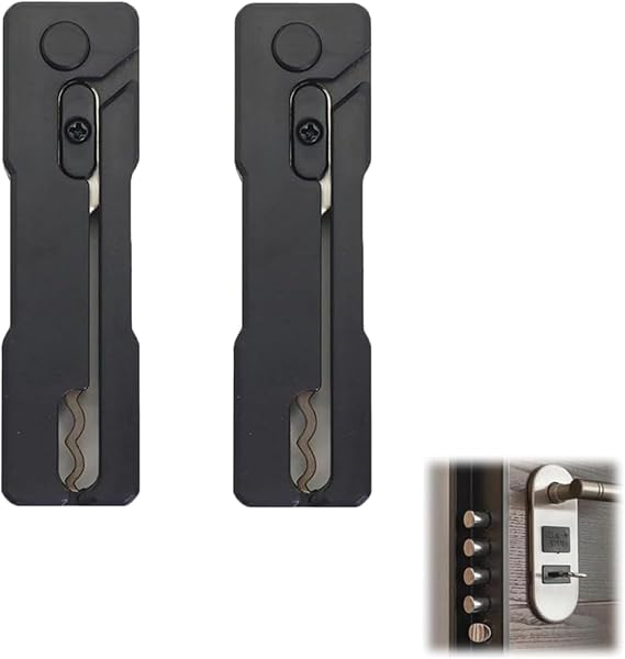 Lock Picking Kits, Portable Folding Lock Pickings Kit, Locks Pick Set, Locksmith Tool Kit, Pocket Locks Picking Tool Kit, Stainless Steel Pick and Hook Set, for Beginers Pro Locksmiths (2pcs)