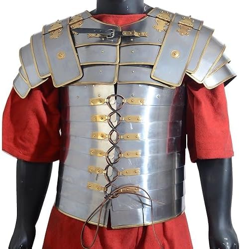 Roman Lorica Segmentata Armor Custom Size Large Arming Wear Historical Reenactment Costume for Roman Soldiers & Collectors