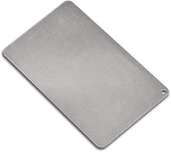 Trend Craft Pro Credit Card Diamond Sharpening Stone, Double Sided 360/600 Grit, Coarse &amp; Fine, CR/DWS/CC/FC | Compact Double Sided Diamond Stone For Coarse And Fine Sharpening, Ideal For Cards, Tools And Blades, CR/DWS/CC/FC