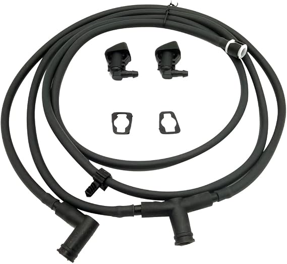 Windshield Washer Nozzle Jet Hose Kit for 2011-2016 Ford F250 F350 F450 F550 Super Duty Replace BC3Z-17603-A BC3Z-17K605-B
