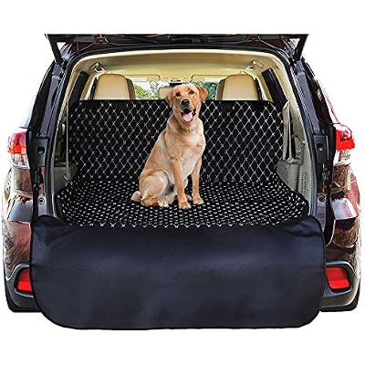 Pawple Cargo Liner Cover for SUVs and Cars, Waterproof Material, Non Slip Backing, Extra Bumper Flap Protector, Large Size - Universal Fit