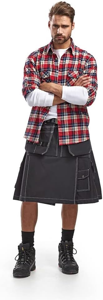Blaklader 1627 Glasgow Black Utility Kilt