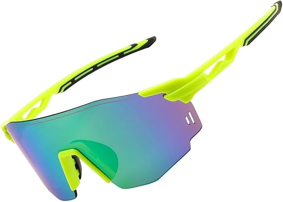 Karsaer Vision Sports Sunglasses for Men and Women TR90 Frame, UV400 Protection, Ideal for Cycling, Running, Baseball