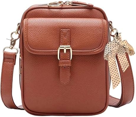Leather Crossbody Bag for Women | Vintage, Anti-Theft, Messenger Shoulder Bag