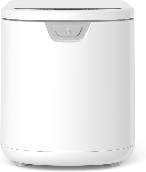 Electactic 4L(Max) Electric Composter for Kitchen, Smart Countertop Compost Bin with Low Noise, Odorless, Auto Self-Cleaning, LED Display, Turns Food Waste to Fertilizer for Home