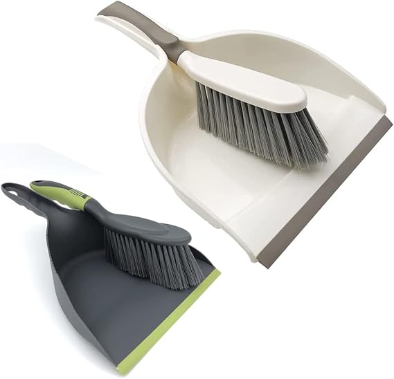 Dust Pans with Brush,Broom and Dustpan,Mini Broom and Dustpan Set, Clean Kitchen, Floor, Table, Animal Cage with Dustpan and Brush Set