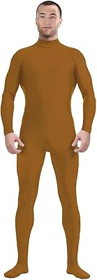 Aniler Mens and Womens Spandex Zentai Costume Bodysuit Stretch Halloween Unitard Party Cosplay Body Suit