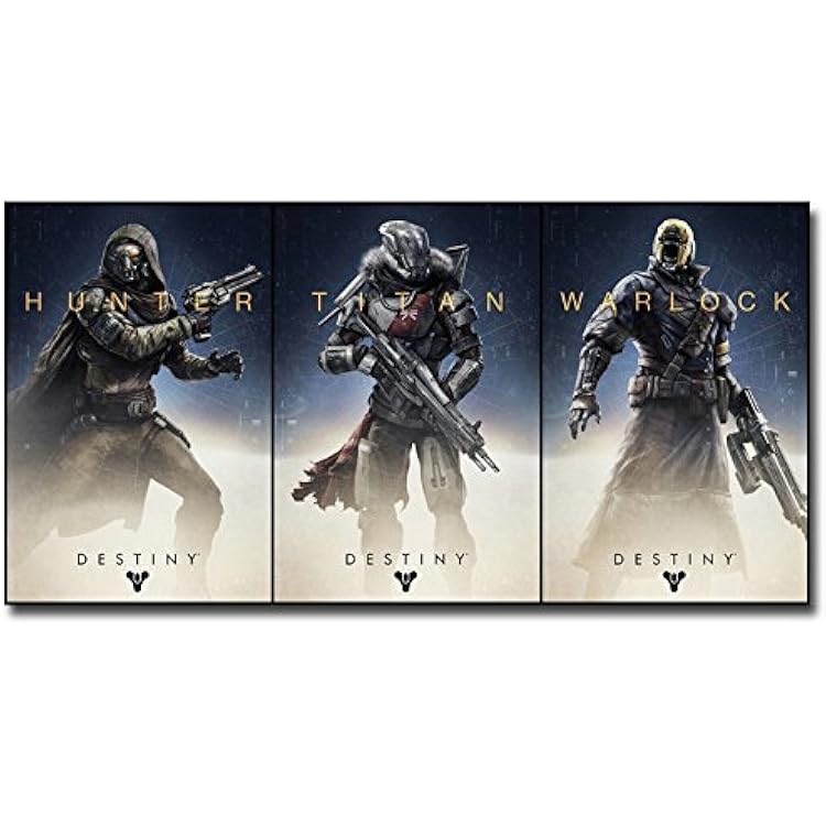 Lawrence Painting Shooting Game Destiny Art Canvas Poster Print 6 Home Bedroom Decor Hunter Warlock Titan 34