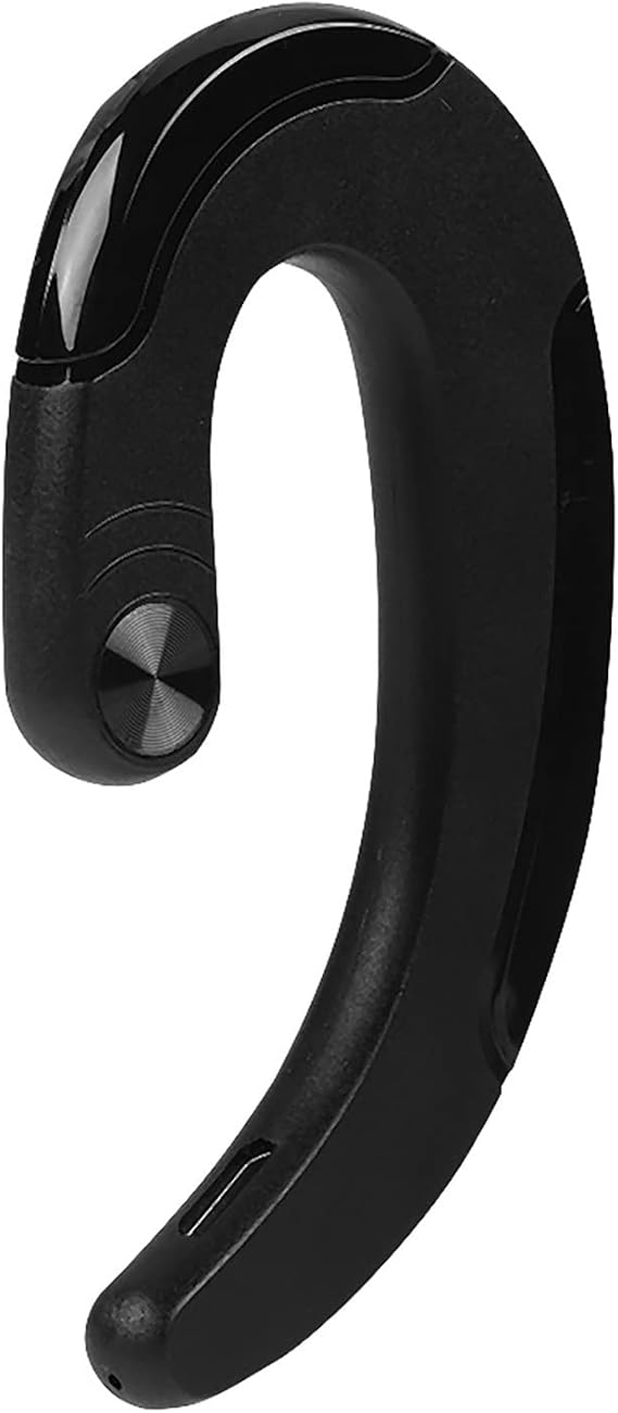 Over The Ear Open Ear Earbuds Q25 Abs Bluetooth Headset Earphone Stereo Earhook with Micphone (Black) (Black)