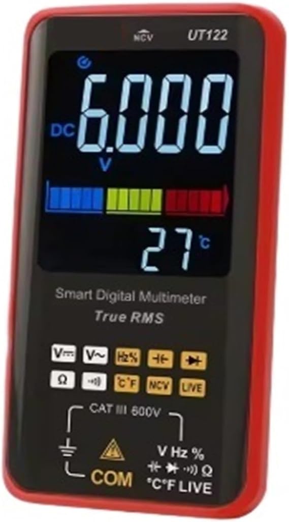 Digital Multimeter Digital Multimeter UT121A UT121B UT122 AC DC Voltage Tester Multimeter True RMS Digital Capacimeter Frequency Meter(UT122)