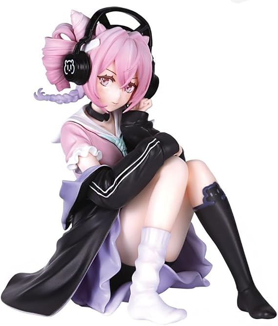 QAHEART Anime Eureka Figure Blue Poison/Amiya Action Figure Eureka Sitting Figurine Girls Statue Ornament Collectibles