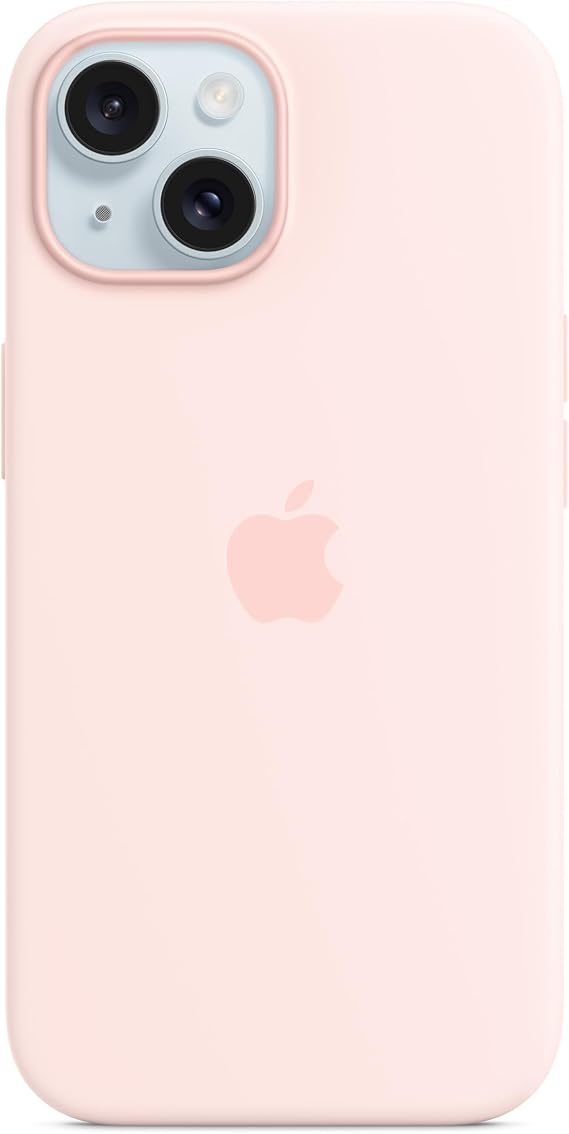 Apple iPhone 15 Silicone Case with MagSafe - Light Pink ​​​​​​​
