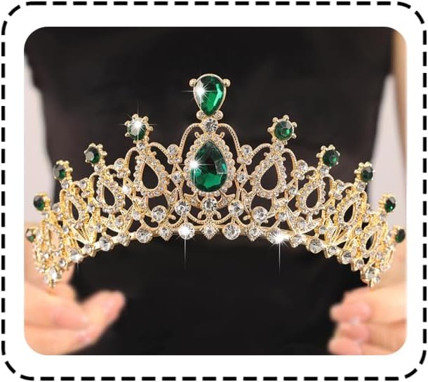 Crystal Wedding Tiaras and Crowns for Women Elegant Royal Queen Crown Sparkling Rhinestone Bridal Headbands Princess Quinceanera Headpieces for Birthday Prom Pageant Party