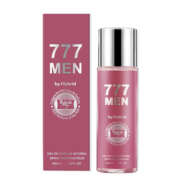 Hybrid & Company Masculine and Woody Scents Cologne 777 Sexy for Men Eau de Toilette Natural Spray Men's Perfume 40 ml