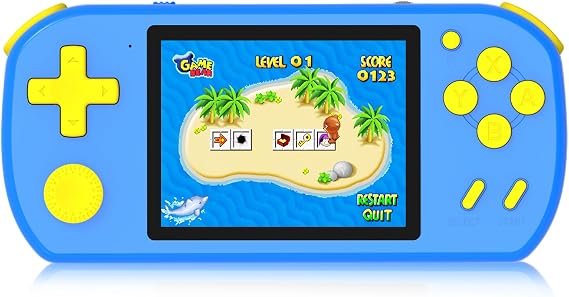 Handheld Games for Kids Preloaded 218 Video Games,Mini Toy for Age 5-7,8-13