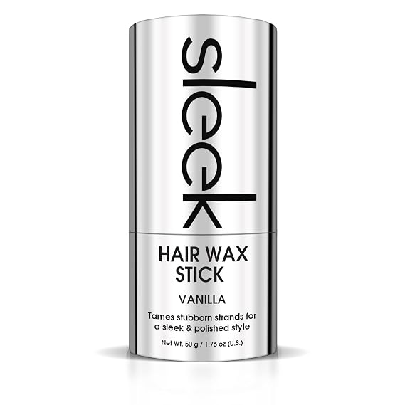 Hair Chemist SLEEK Hair Wax Stick Vanilla 1.76 oz. | Flyaway Tamer & Edge Control | Smooth, Polished Finish | TravelFriendly