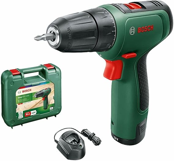 Bosch Akku Bohrschrauber EasyDrill 1200 (1 Akku, 12 Volt System, im Koffer)