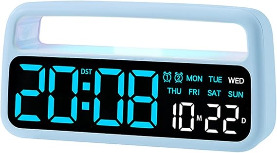 Alarm Clocks For Bedroom Living Room Digital Clock Night Light Digitals Alarms Daylights Saving Time Desk Clock Alarm For Bedroom