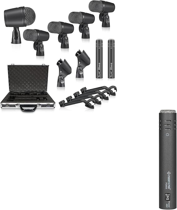 Phenyx Pro Drum Microphone Kit PTD-10 Bundle with PDM35 Bass Kick Drum Mic