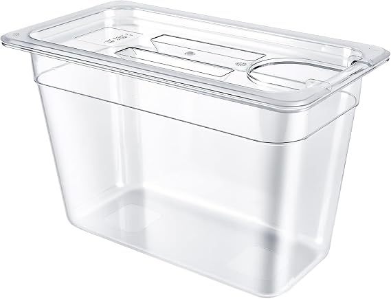 Small Sous Vide Container With Lid,6 L Sous Vide Tank for Home Slow Cooking and Meal Prep-BPA Free