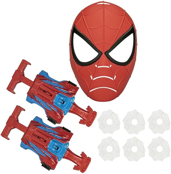 Marvel Spiderman Roleplay Set Mask With Web Shooters